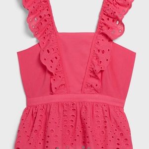 NWT Banana Republic Eyelet Peplum Top